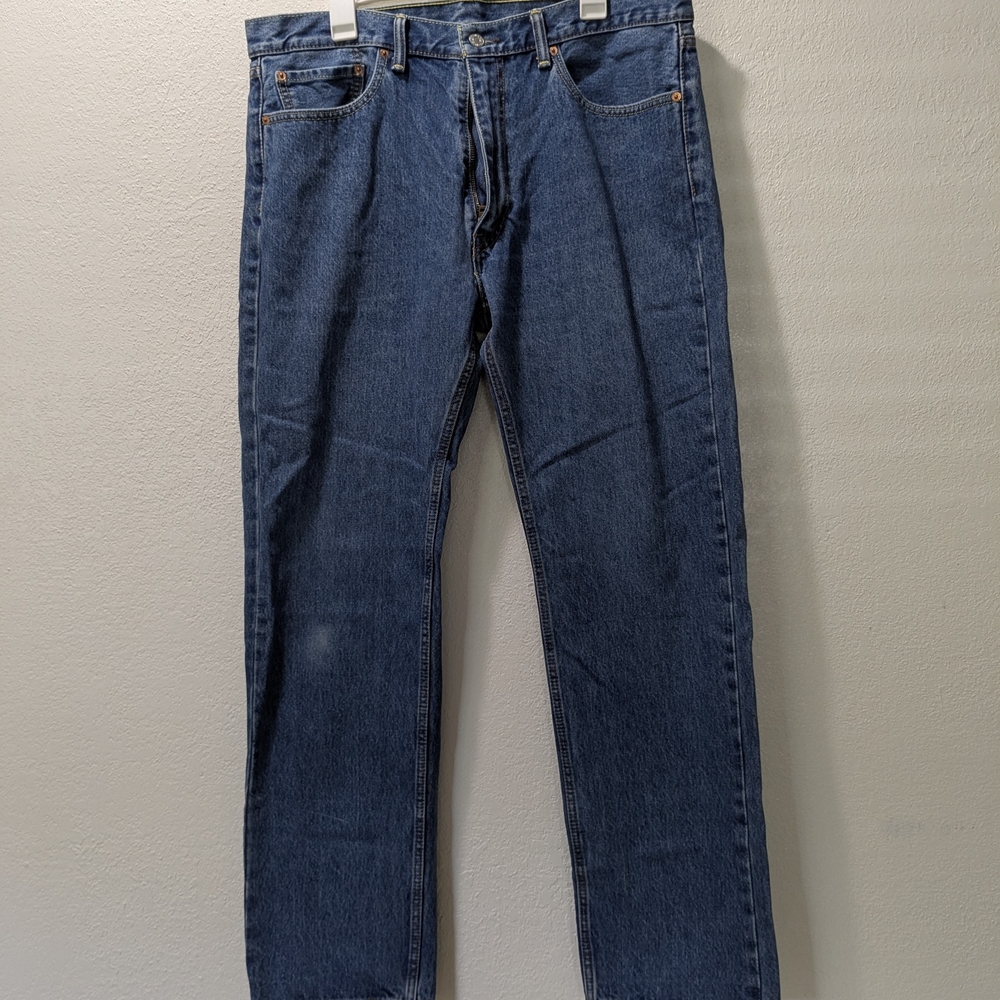 Levi's Men's 505 38x34 Regular Fit Classic Straight Denim Jeans CA00342 WPL 423 - Picture 2 of 13